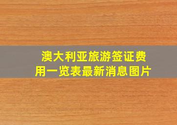 澳大利亚旅游签证费用一览表最新消息图片