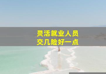 灵活就业人员交几险好一点