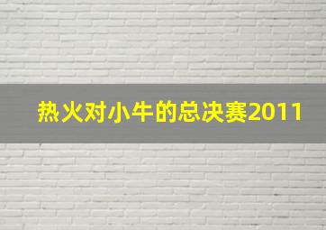 热火对小牛的总决赛2011