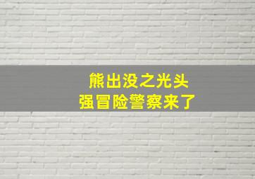 熊出没之光头强冒险警察来了