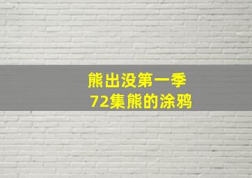 熊出没第一季72集熊的涂鸦