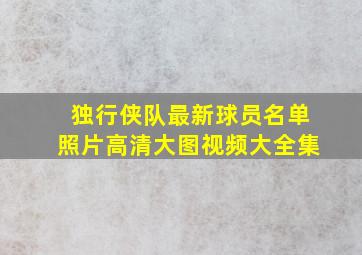 独行侠队最新球员名单照片高清大图视频大全集