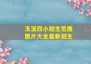 玉溪四小招生范围图片大全最新招生