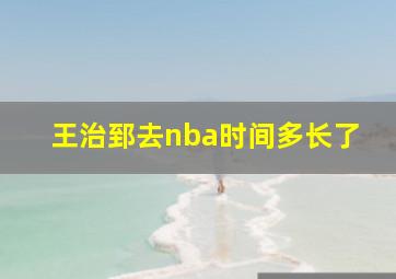 王治郅去nba时间多长了