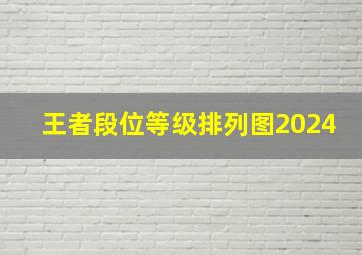 王者段位等级排列图2024