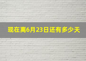 现在离6月23日还有多少天