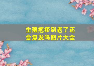 生殖疱疹到老了还会复发吗图片大全