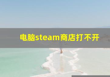 电脑steam商店打不开