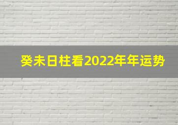 癸未日柱看2022年年运势