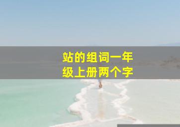 站的组词一年级上册两个字