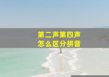 第二声第四声怎么区分拼音