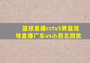 篮球直播cctv5男篮现场直播广东vs小西北回放