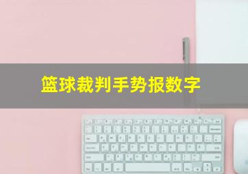 篮球裁判手势报数字