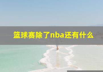 篮球赛除了nba还有什么