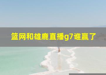 篮网和雄鹿直播g7谁赢了