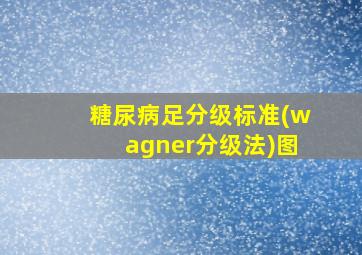 糖尿病足分级标准(wagner分级法)图