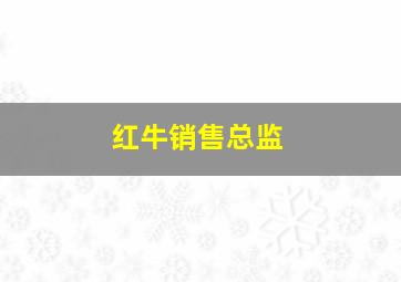 红牛销售总监