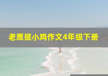 老鹰捉小鸡作文4年级下册