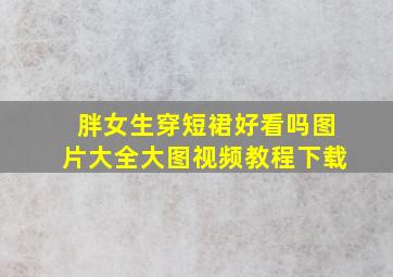 胖女生穿短裙好看吗图片大全大图视频教程下载