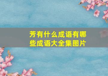 芳有什么成语有哪些成语大全集图片