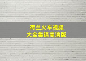 荷兰火车视频大全集锦高清版