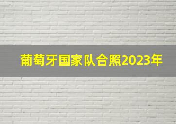 葡萄牙国家队合照2023年