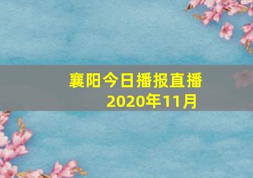 襄阳今日播报直播2020年11月