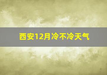 西安12月冷不冷天气