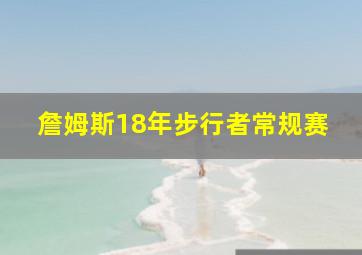 詹姆斯18年步行者常规赛