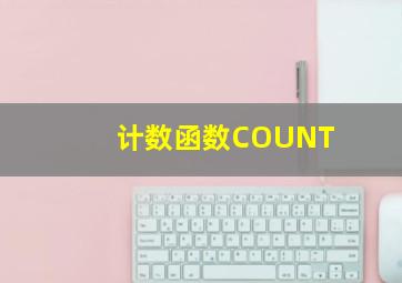 计数函数COUNT