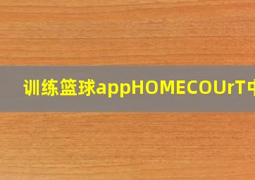 训练篮球appHOMECOUrT中文版