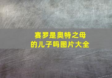 赛罗是奥特之母的儿子吗图片大全