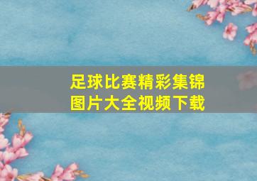 足球比赛精彩集锦图片大全视频下载