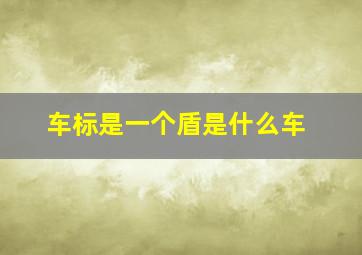 车标是一个盾是什么车