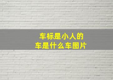 车标是小人的车是什么车图片