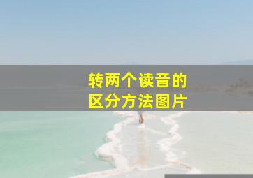 转两个读音的区分方法图片