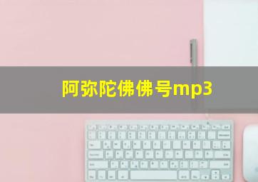 阿弥陀佛佛号mp3