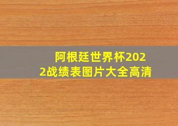 阿根廷世界杯2022战绩表图片大全高清