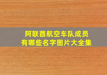 阿联酋航空车队成员有哪些名字图片大全集