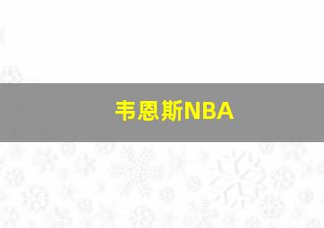 韦恩斯NBA